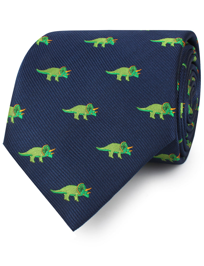 Triceratops Dinosaur Neckties