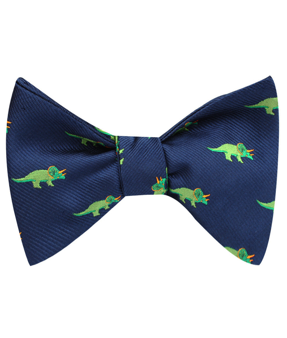 Triceratops Dinosaur Self Tie Bow Tie
