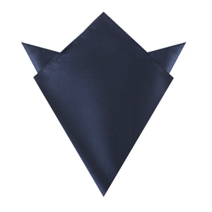 Trivieres Navy Blue Diamond Pocket Square
