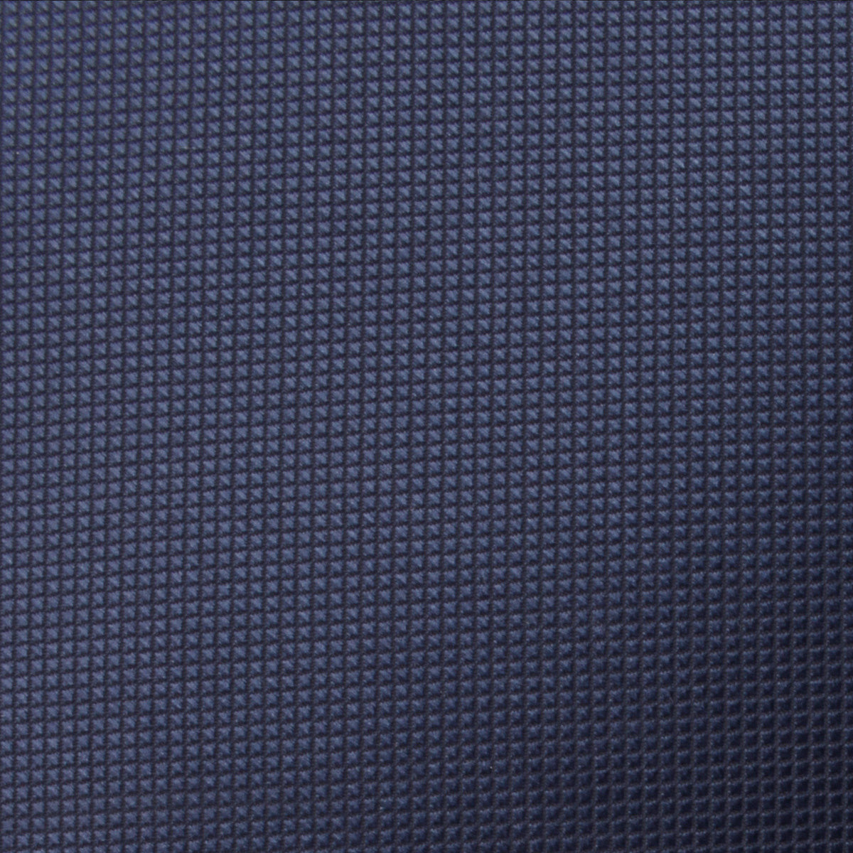 Trivieres Navy Blue Diamond Pocket Square Fabric
