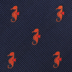 Tropical Seahorse Bow Tie Fabric