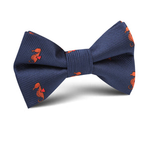 Tropical Seahorse Kids Bow Tie