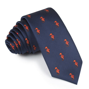 Tropical Seahorse Skinny Tie