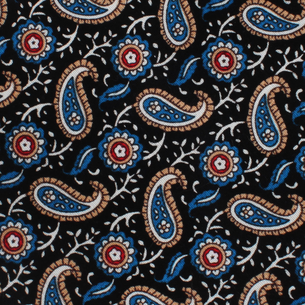 Turkmenistan Paisley Bow Tie Fabric