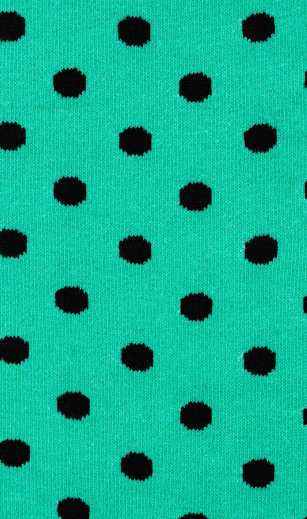 Turquoise Dot Socks Fabric