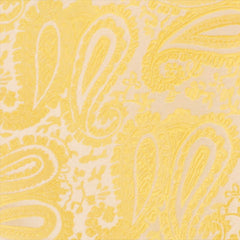 Tuscan Sun Yellow Paisley Bow Tie Fabric
