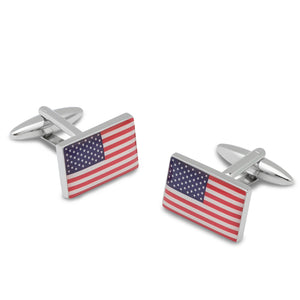 USA Stars and Stripes Cufflinks