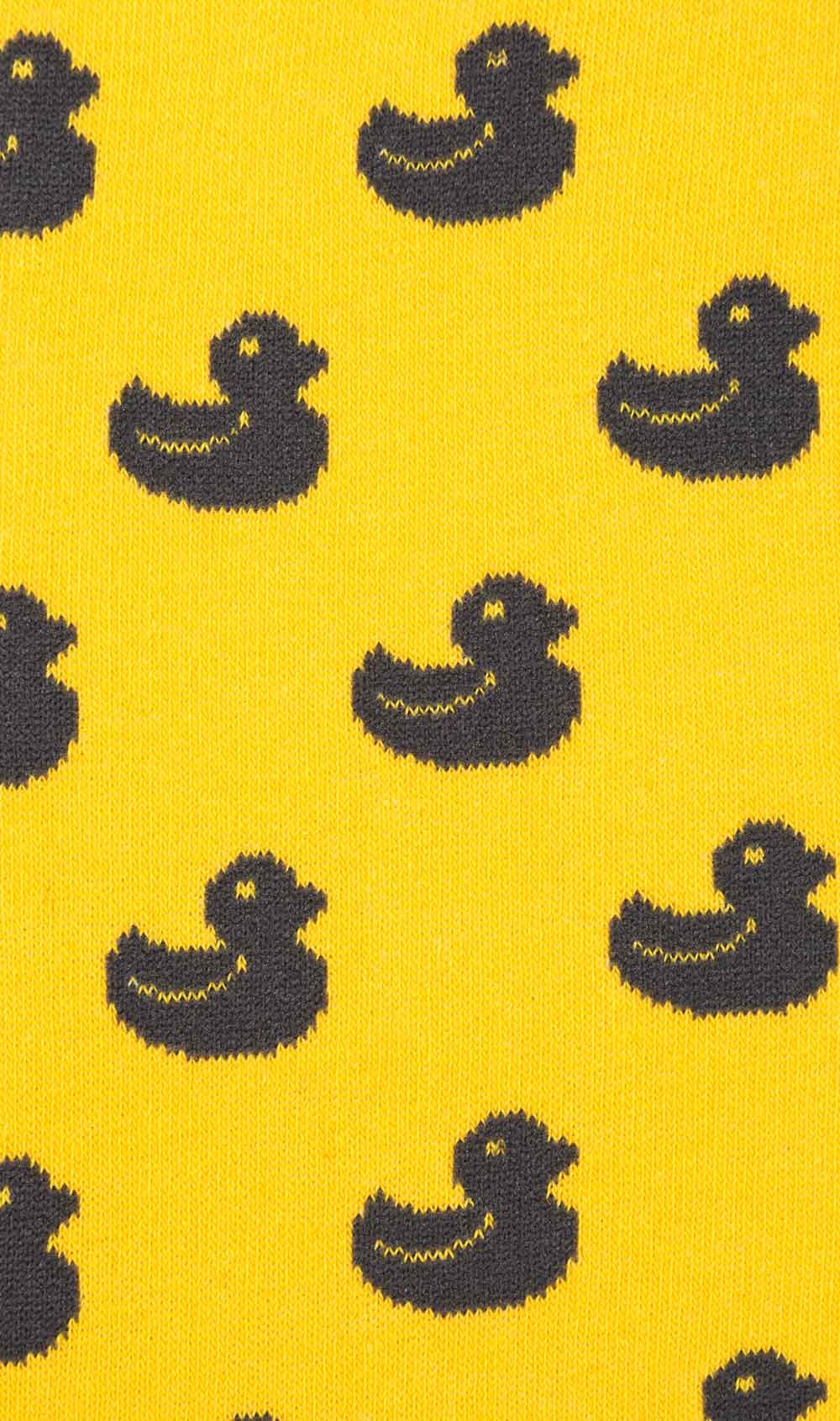 Ugly Ducklings Yellow Socks Fabric