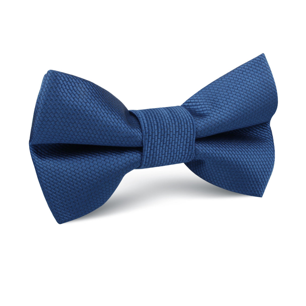 Ultramarine Classic Navy Blue Weave Kids Bow Tie