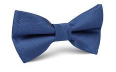 Ultramarine Classic Navy Blue Weave Bow Tie