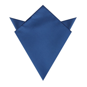 Ultramarine Classic Navy Blue Weave Pocket Square