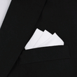 The OTAA White Cotton Pocket Square
