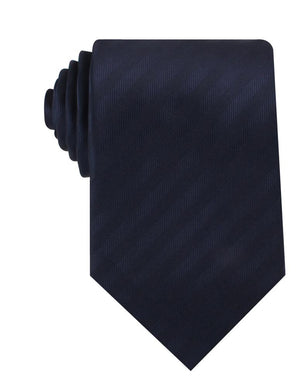 Venice Navy Blue Striped Necktie