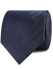 Venice Navy Blue Striped Neckties