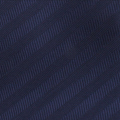 Venice Navy Blue Striped Pocket Square Fabric