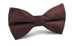 Vernazza Dark Brown Diamond Bow Tie