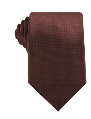 Vernazza Dark Brown Diamond Necktie