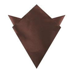 Vernazza Dark Brown Diamond Pocket Square