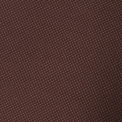 Vernazza Dark Brown Diamond Skinny Tie Fabric