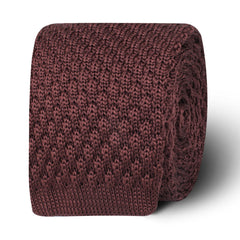 Verona Brown Knitted Tie