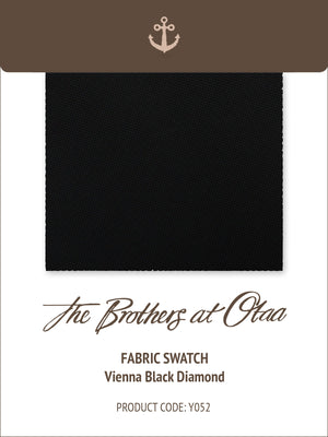 Fabric Swatch (Y052) - Vienna Black Diamond