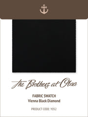 Vienna Black Diamond Y052 Fabric Swatch