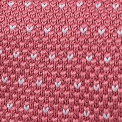 Vega Pink Knitted Tie Fabric