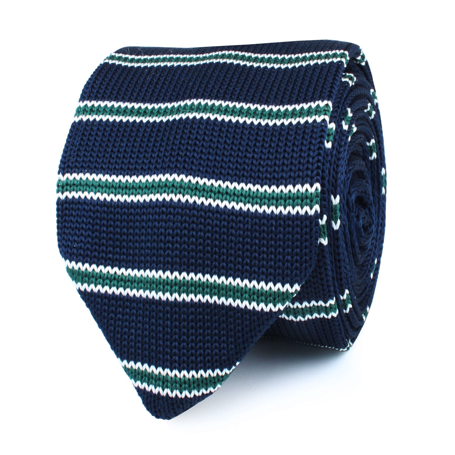 Viper Striped Knitted Tie