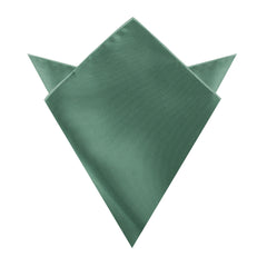 Viridian Green Satin Pocket Square