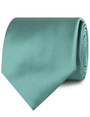 Viridian Green Twill Neckties