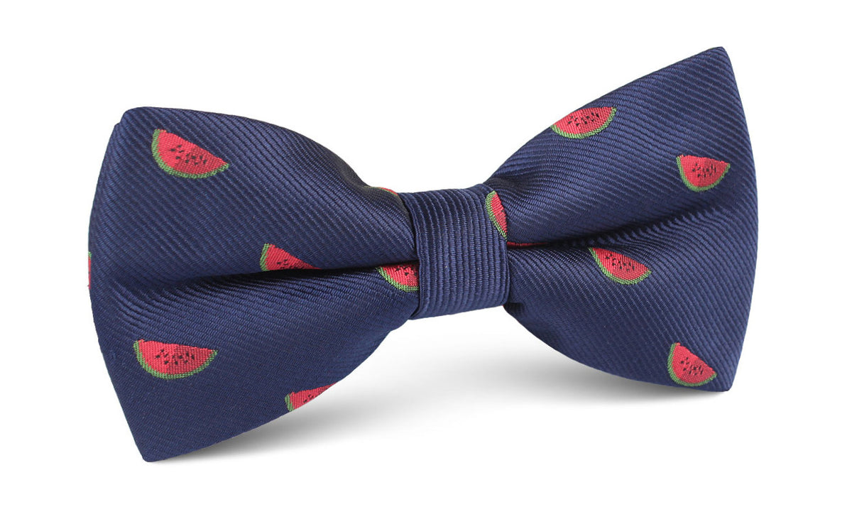 Watermelon Bow Tie | Tropical Fruit Pre-Tied Bow Ties | Holiday Bowtie ...
