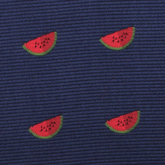 Watermelon Fabric Mens Diamond Bowtie