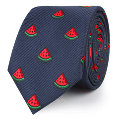 Watermelon Slice Skinny Ties