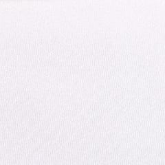 White Satin Fabric Self Tie Diamond Tip Bow Tie M148