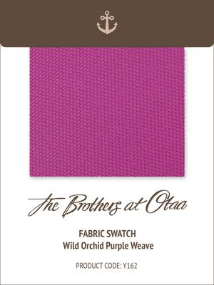 Fabric Swatch (Y162) - Wild Orchid Purple Weave
