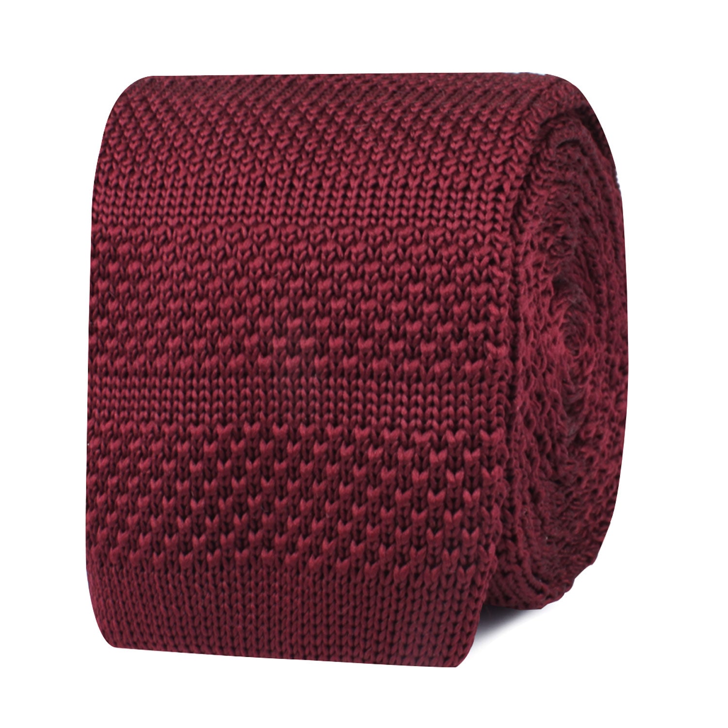 Winchester Burgundy Knitted Tie