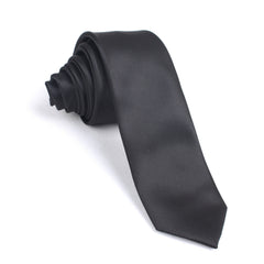 Black Line Skinny Tie