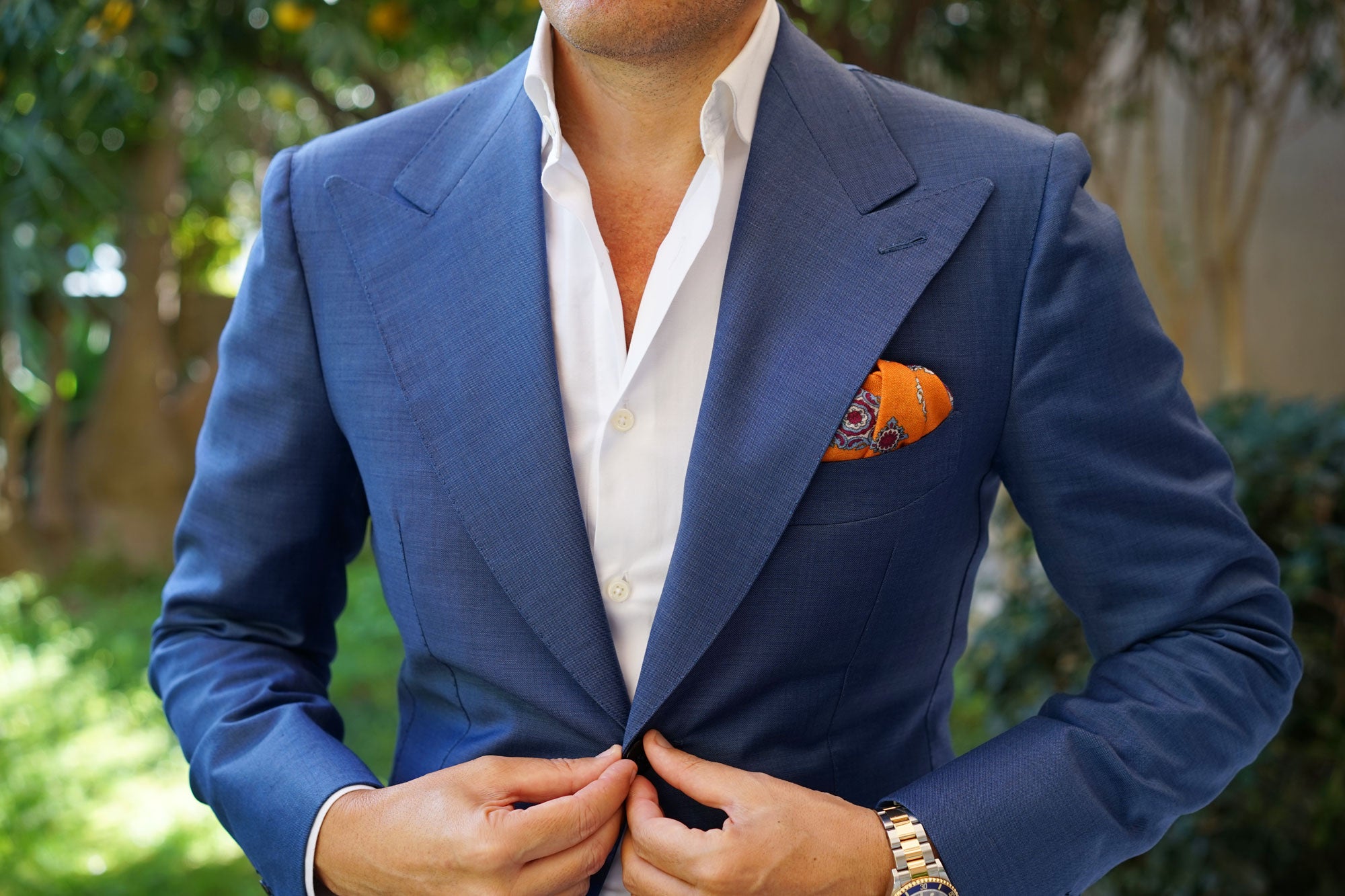 Yardbird Wool Pocket Square Men's Suit Italian Handkerchiefs OTAA