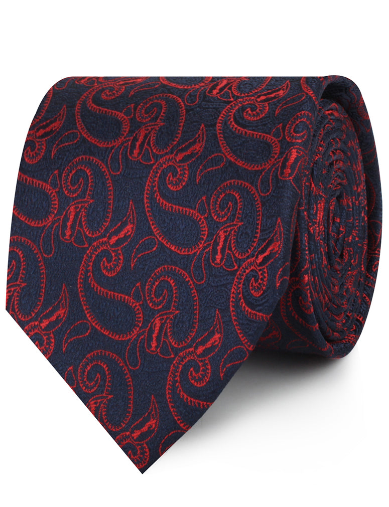 Yazd Red Paisley Neckties