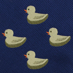 Yellow Duck Fabric Necktie