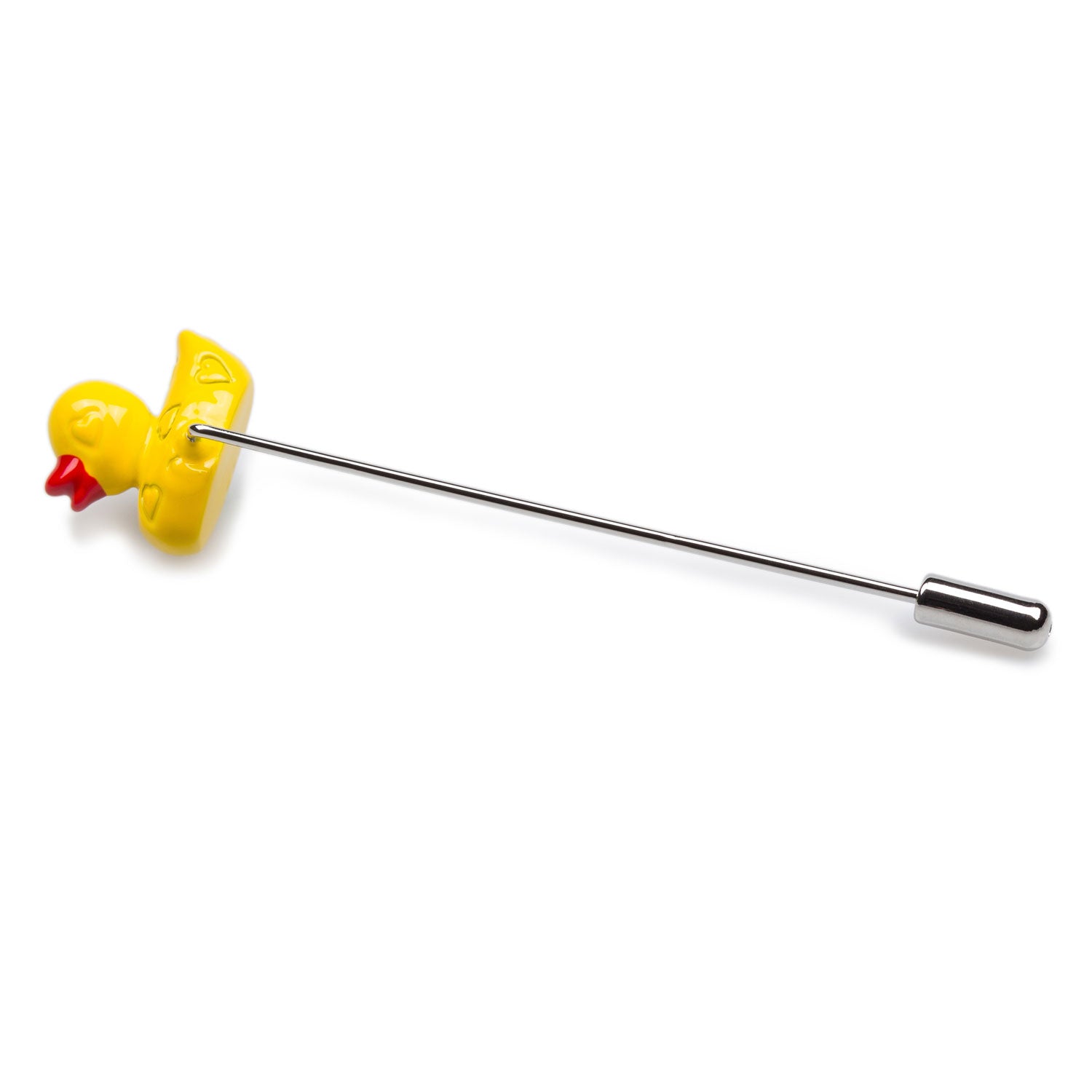 Yellow Duck Lapel Pin for Mens