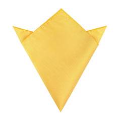 Yellow Grain Slub Pocket Square