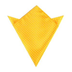 Yellow Mini Polka Dots Pocket Square