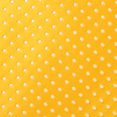 Yellow Mini Polka Dots Self Bow Tie Fabric