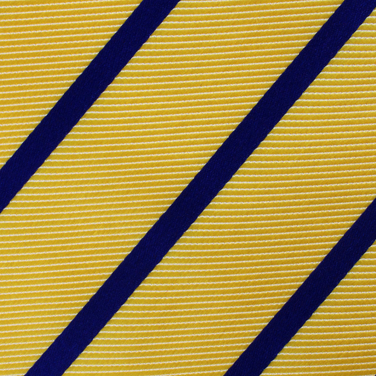 Yellow Pencil Stripe Fabric Kids Diamond Bow Tie