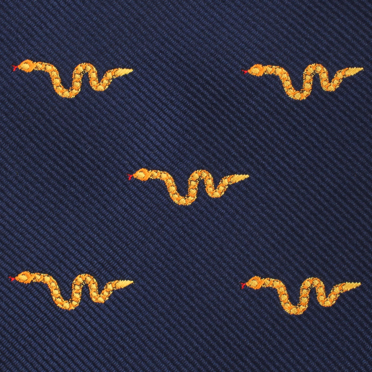 Yellow Snake Bow Tie Fabric