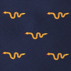 Yellow Snake Kids Bow Tie Fabric