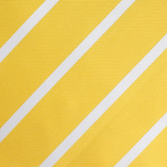 Yellow Striped Kids Bow Tie Fabric