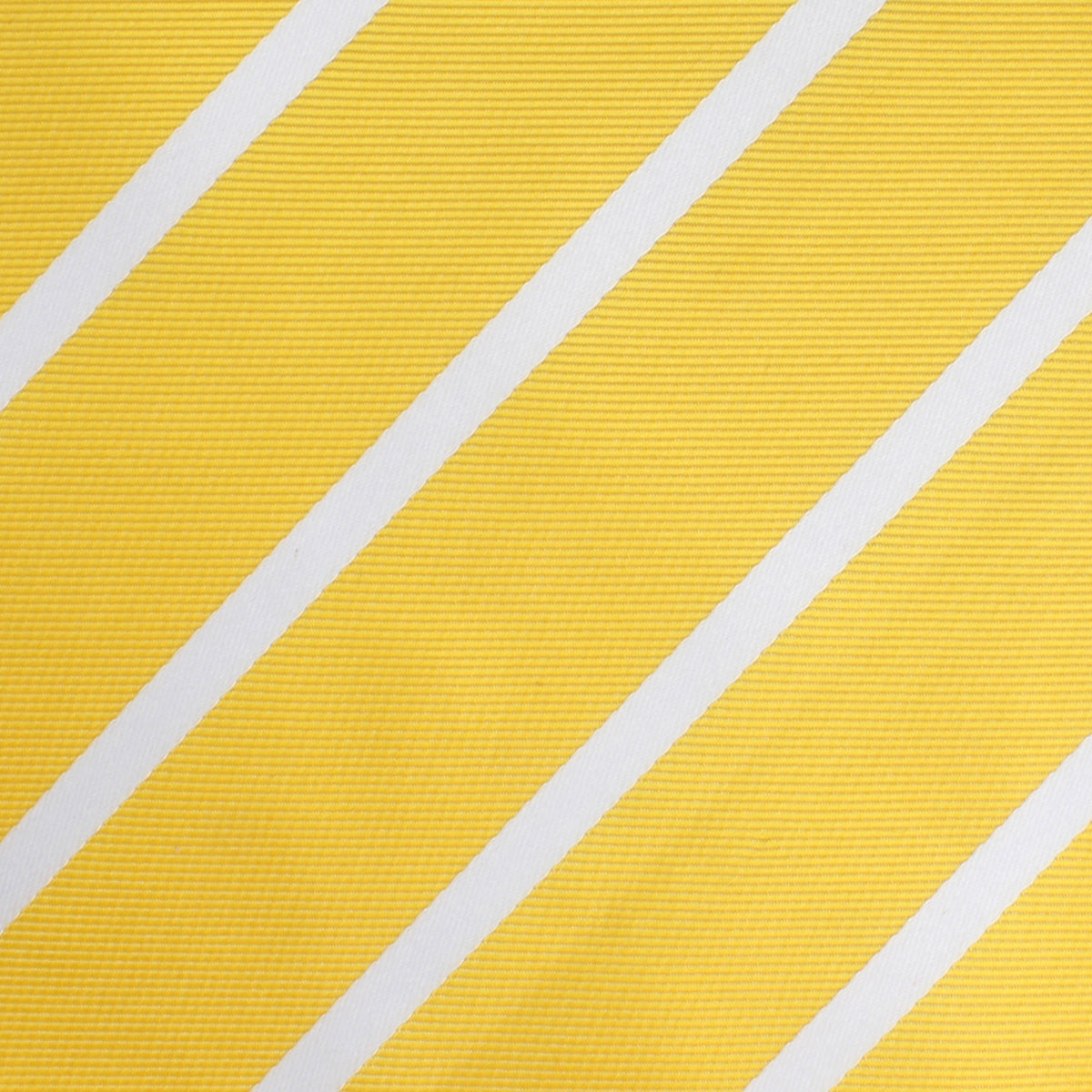 Yellow Striped Skinny Tie Fabric
