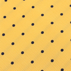 Yellow Tie with Polka Dots Fabric